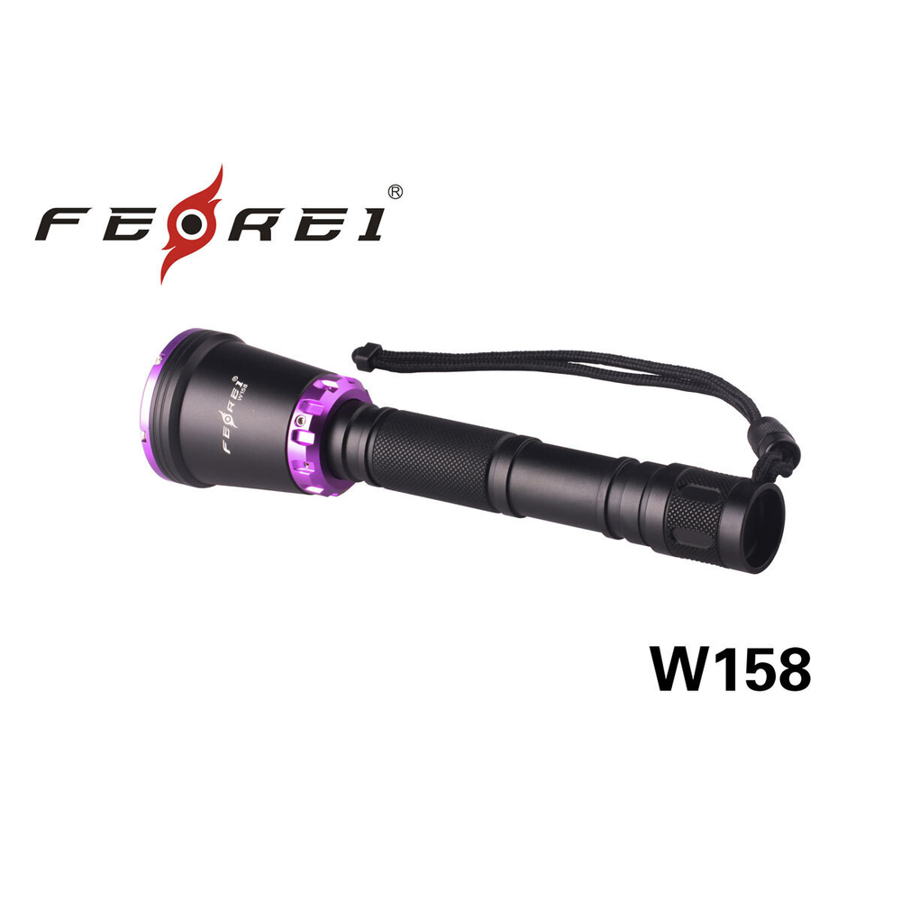 Фонарь для дайвинга Ferei W158, черный