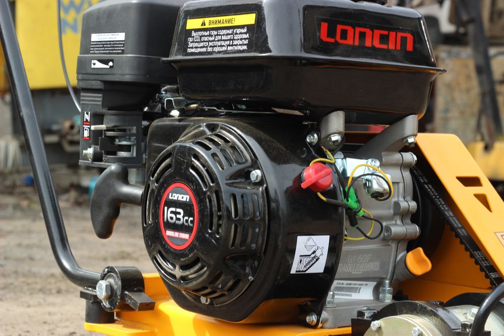 Виброплита бензиновая Сплитстоун VS-134 - [70 кг / 11 кН / Loncin G160F]