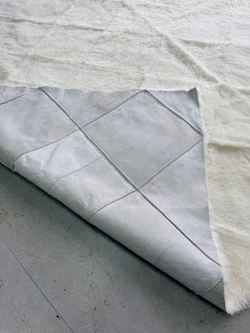 Ковер прямоугольный натуральный мех овчина, 220 х 200 см.