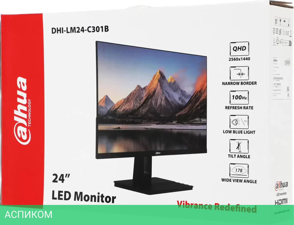 Монитор Dahua DHI-LM24-C301B