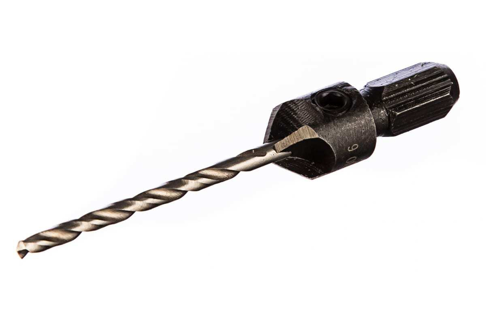 Сверло пилотное 2,38 мм с зенкером для шурупов 3 мм, размер №6 DEWALT DT 7604