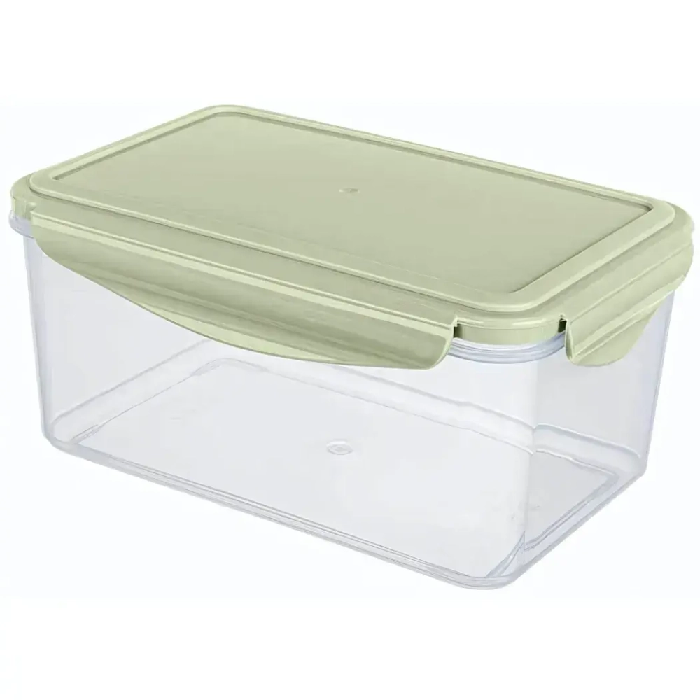 Контейнер для продуктов 1,6л прямоугольный «SMART LOCK» зеленый