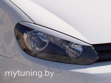 Реснички на фары для Volkswagen Golf 6