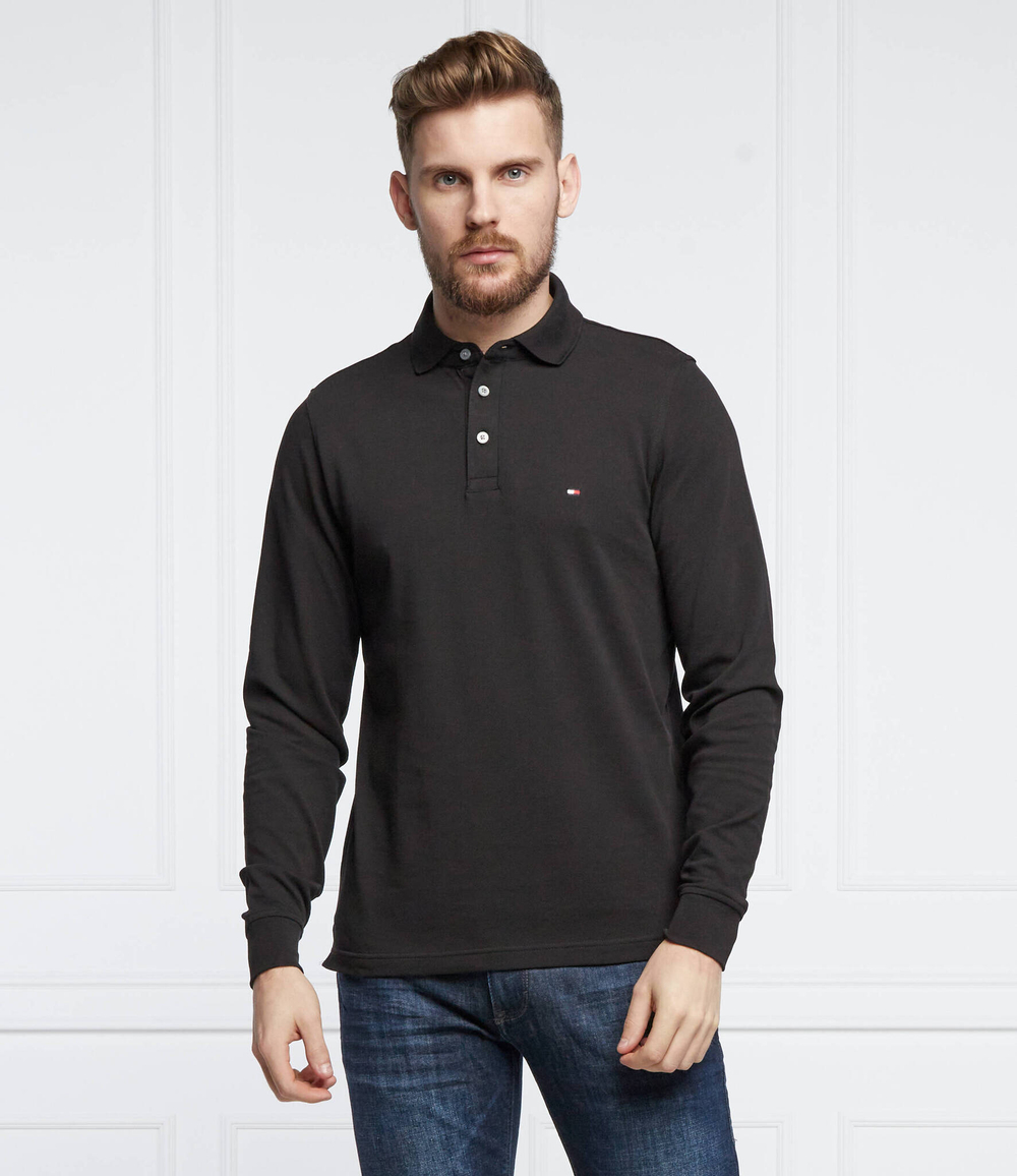 поло 1985 Tommy Hilfiger - черный(MW0MW20182)