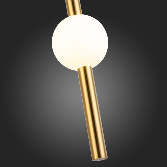 SL1222.233.01 Светильник подвесной ST-Luce Золотистый/Золотистый, Белый LED 1*18W 4000K ANGURRA