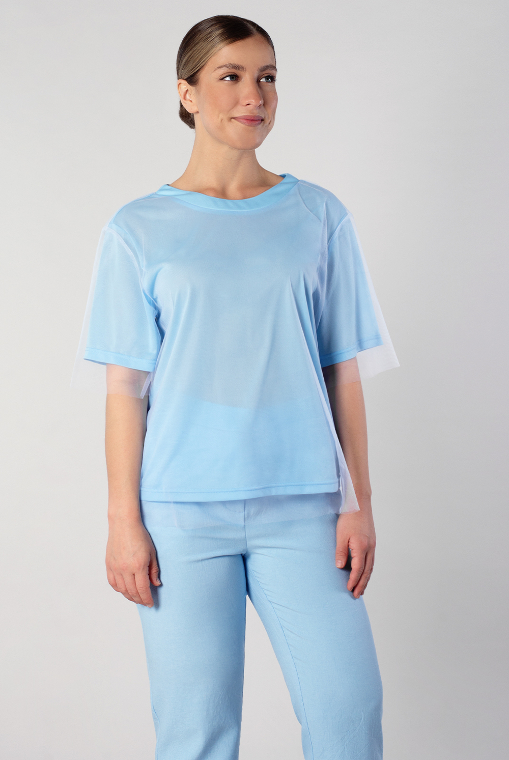 Джемпер женский 4384ВП, белый #60Бел034384ВП