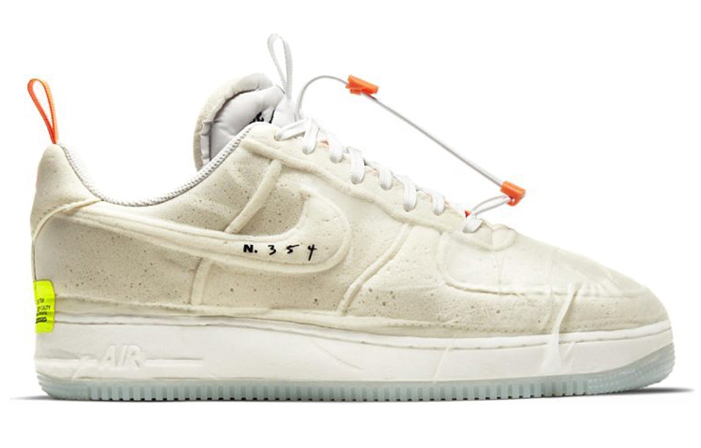 Nike Air Force 1 Low Experimental "Sail" sponge low-top sneakers for men and women the same beige orange