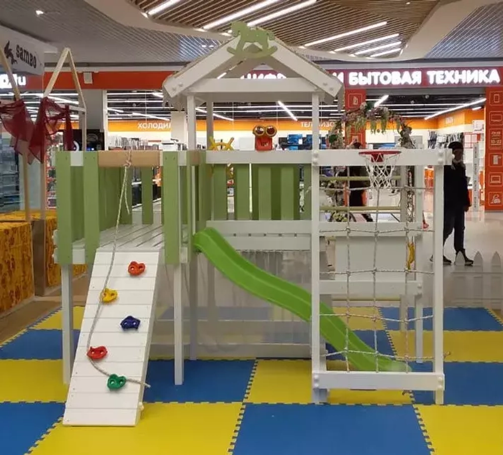 Игровой комплекс из дерева"Baby - 8"