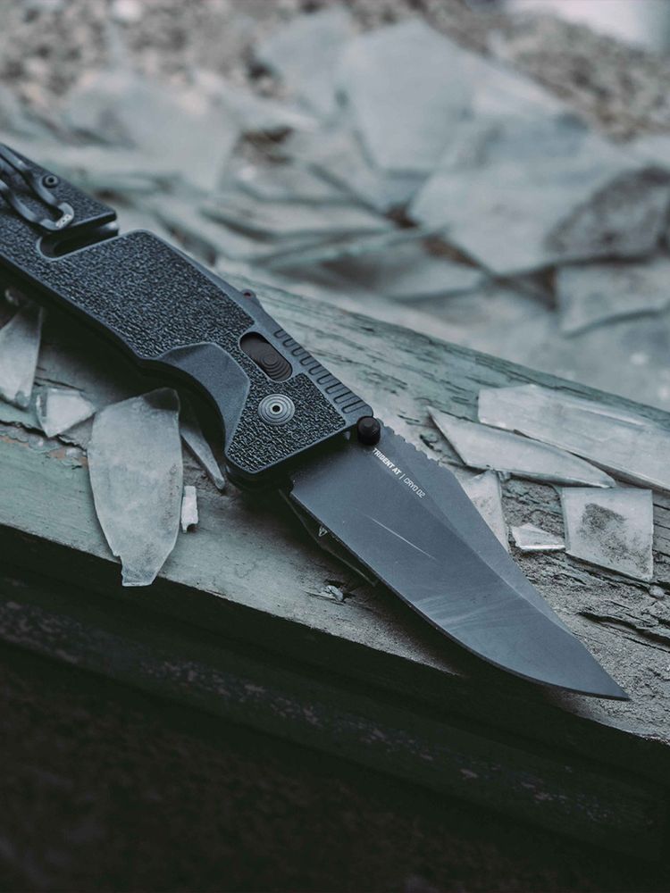 Нож SOG, 11-12-05-41 Trident AT Black Out