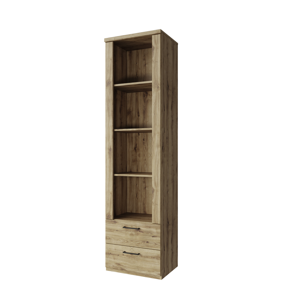DOORSET, Шкаф открытый 2S4N. Цвет ДУБ НАВАРРА