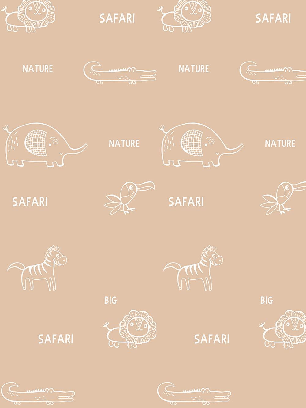 Пододеяльник Сказка "SAFARI/Safari (компаньон)" 1,5-сп 145х215 см, перкаль