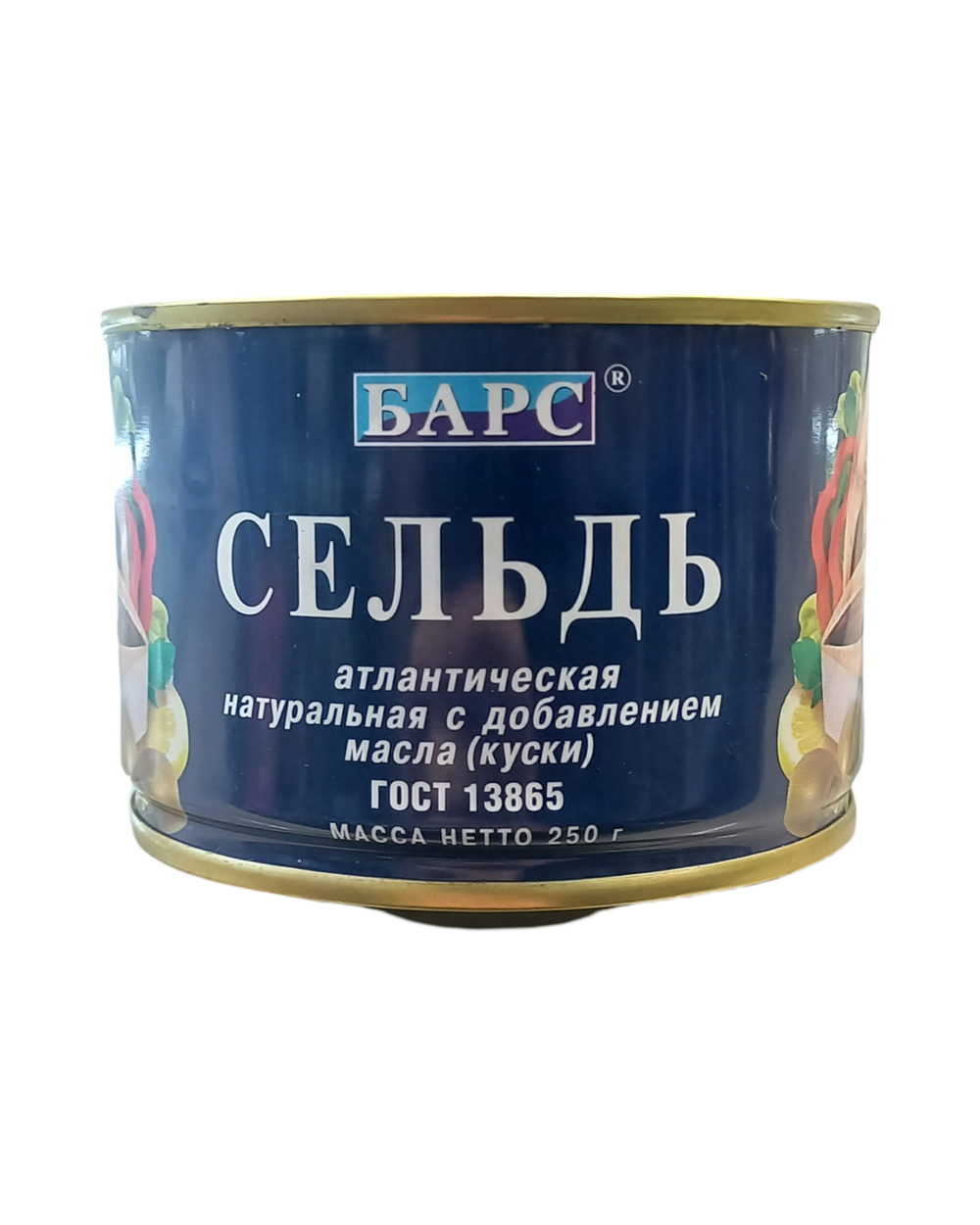 Сельд "Барс" в масле 250г