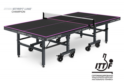 Стол теннисный Champion Black