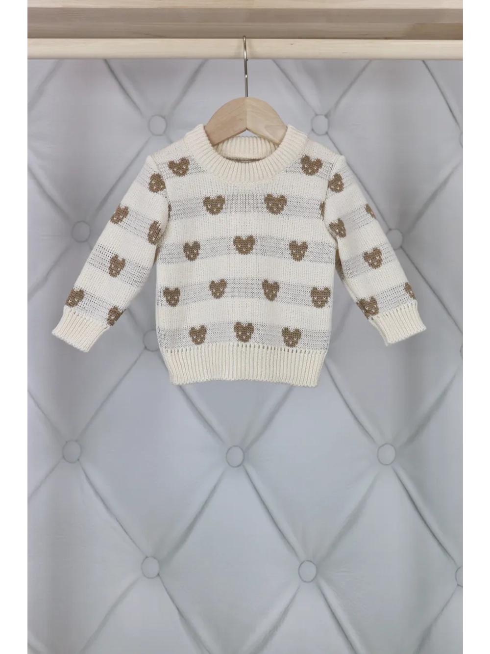 Костюм вязаный детский "Мишки"