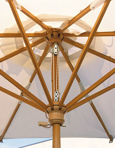 Зонт профессиональный Ø3 м Scolaro Palladio Standard, натуральный, слоновая кость