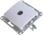 РОЗЕТКА TV  оконечная 1DB, механизм, БЕЛЫЙ  GSL000191