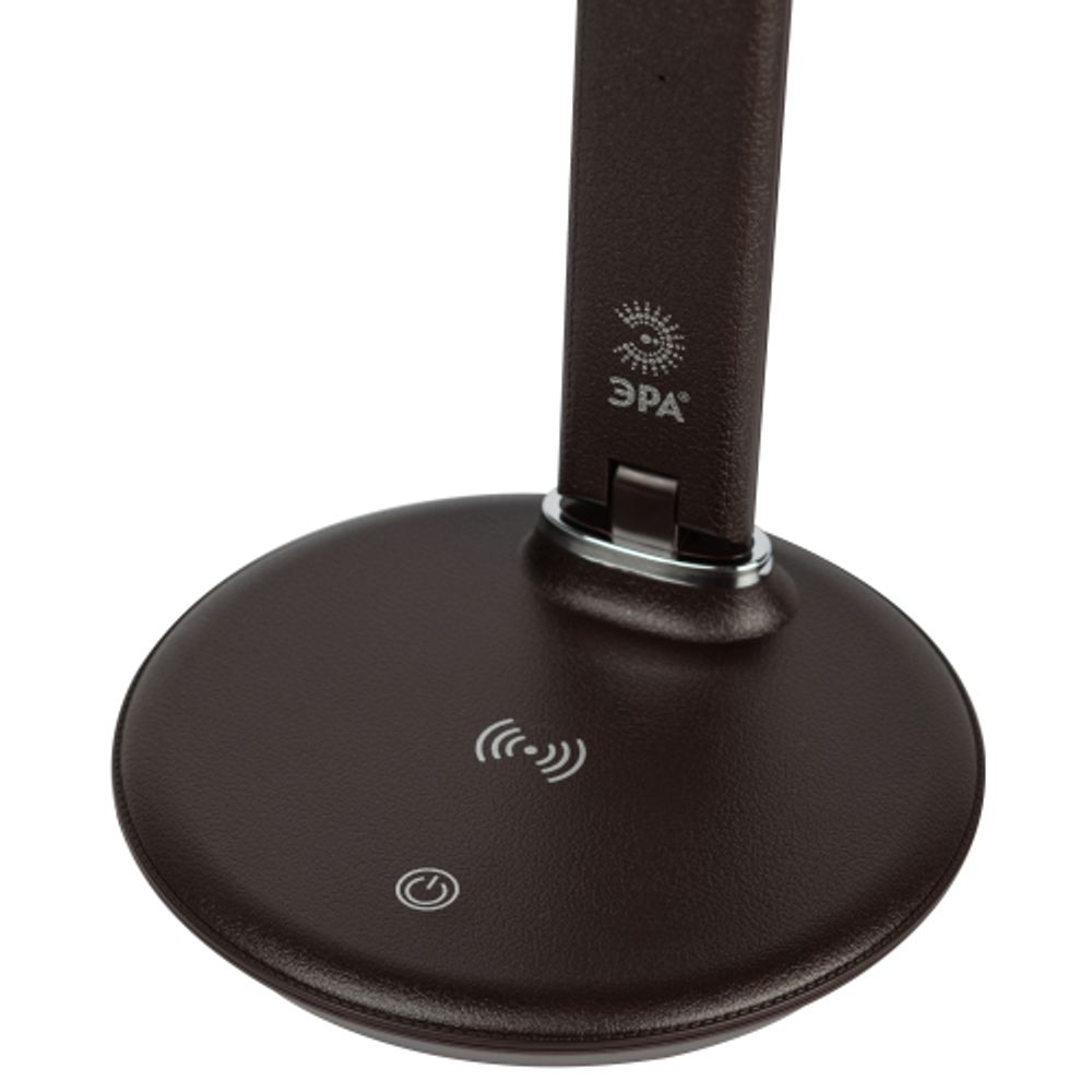 Настольный светильник ЭРА NLED-505-10W-BR светодиодный коричневый | Светодиодные настольные лампы