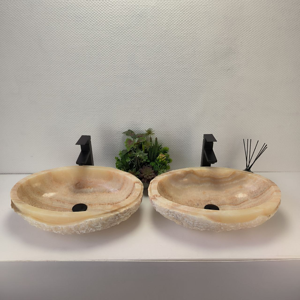 Раковина из оникса ПАРА! Oval Marmo Yellow OO-62705 58*38*15 0102