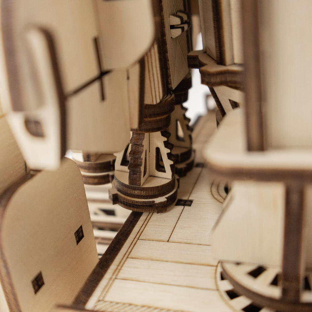 Деревянный конструктор Космический корабль Шаттл (EWA)