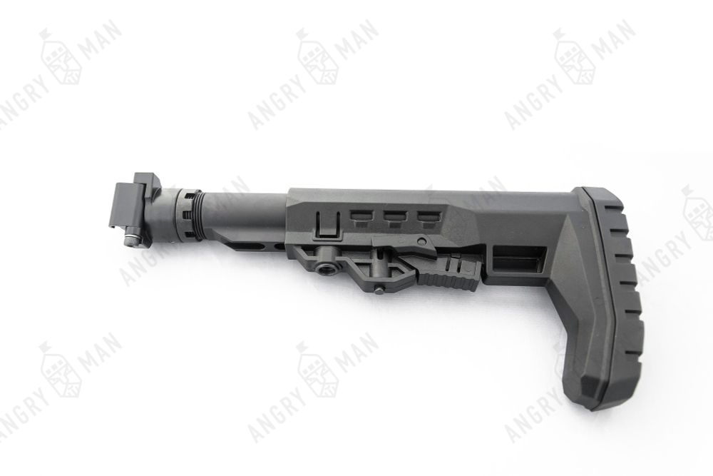 Комплект приклада на АК/Сайга складные влево, без завышения, Atom, K.Arma