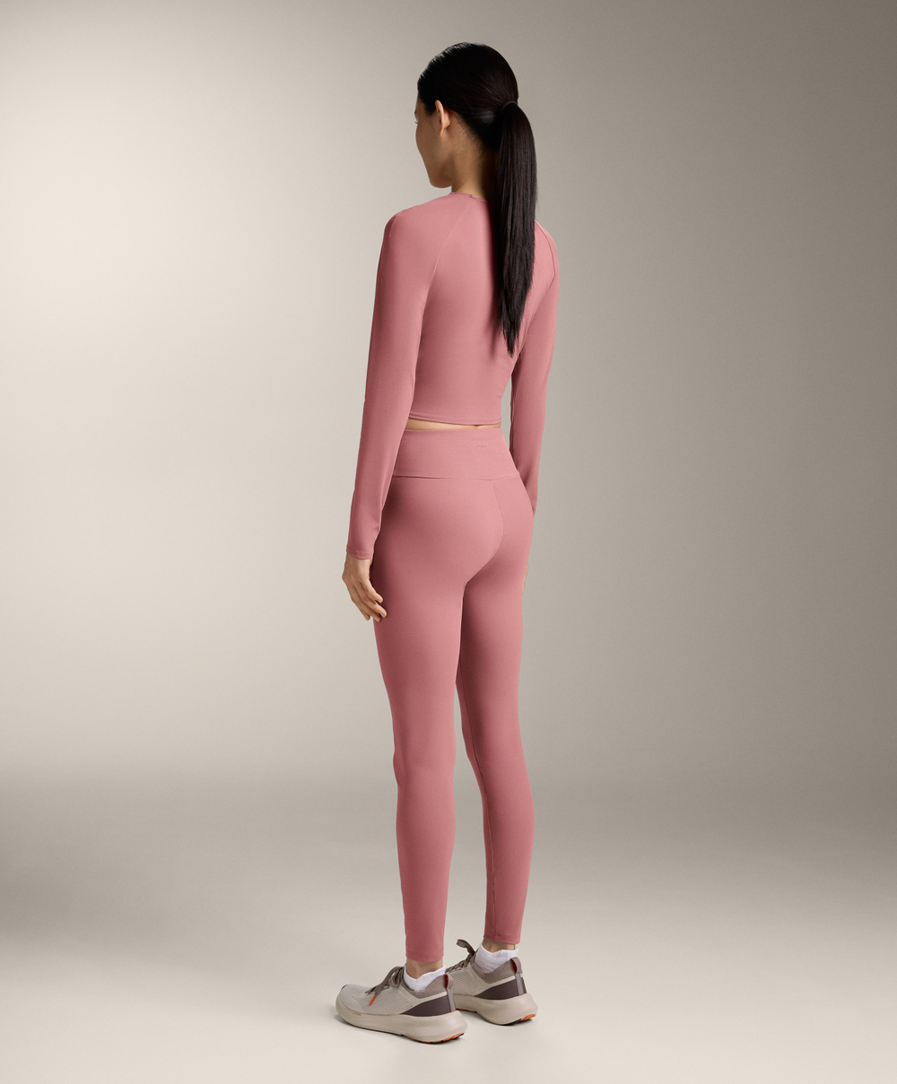 Oysho Лонгслив Comfortlux, светло-розовый