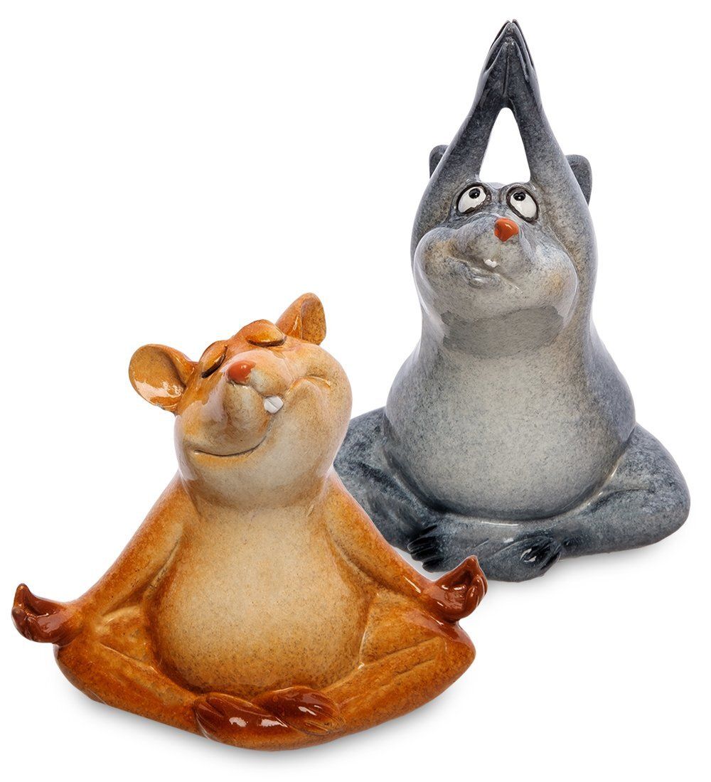 GAEM Art MN-231 Фигурка «Пара мышей - богини йоги»