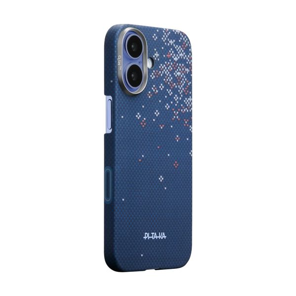Чехол Pitaka Edge Case для iPhone 17, Синий закат | Nightfall Blue