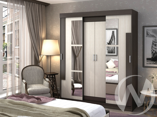 Шкаф-купе Фея (венге/дуб белфорт)