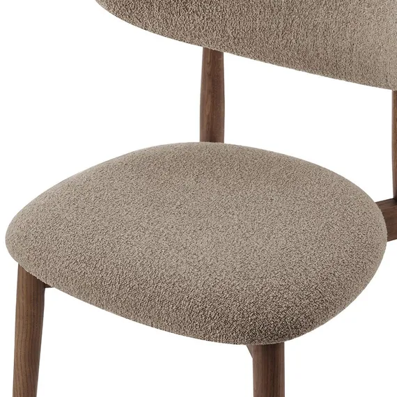 Стул Holmes, бежевый, ножки орех