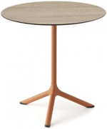 Стол ламинированный обеденный Scab Design Tripe, терракотовый, состаренный дуб тортора