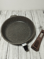 Сковорода АП 220мм съемн р Premium mokko 022902