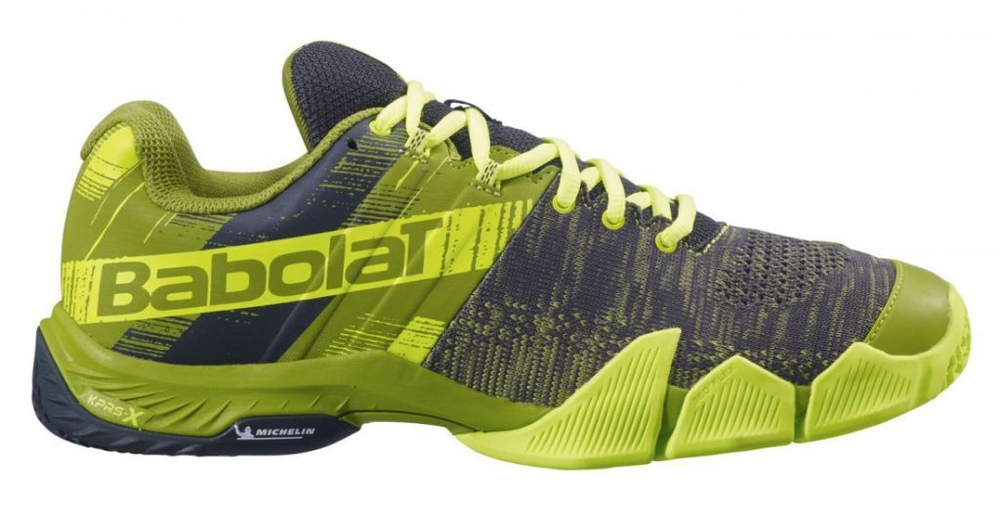 Мужские кросовки для Padel Babolat Movea Men - spinach green/fluo yellow