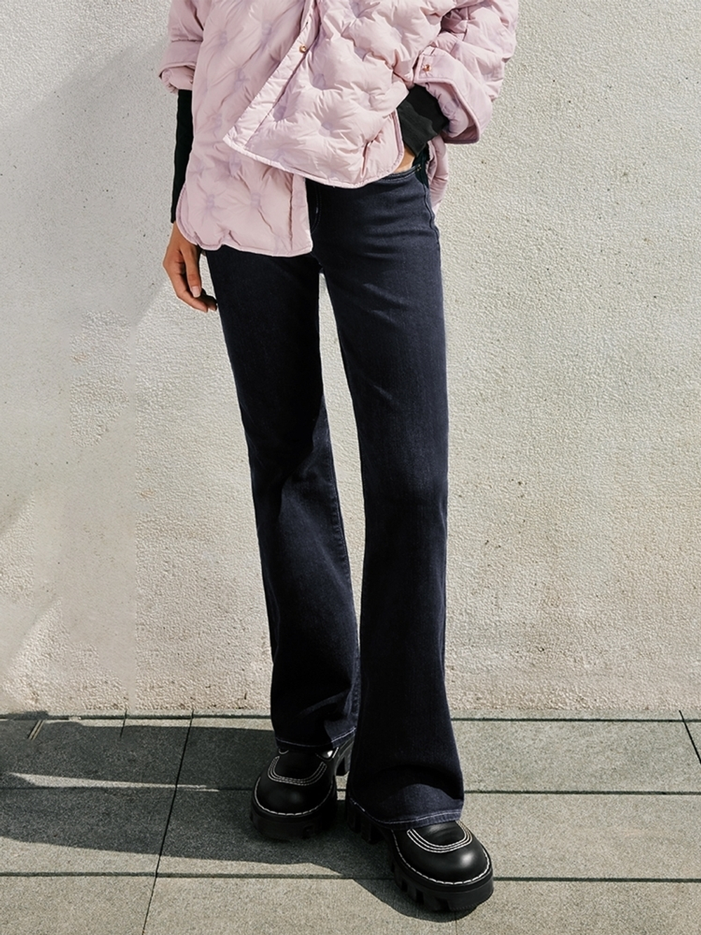 Женские джинсы клеш с завышенной талией Levi's 726 Flare A3410-0108, Утепленные