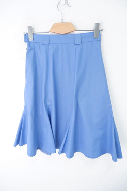 Юбка голубая из хлопка 44 размер