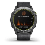 Часы для экстремальных видов спорта Garmin Enduro стальной корпус и серый нейлоновый ремешок UltraFit 010-02408-00