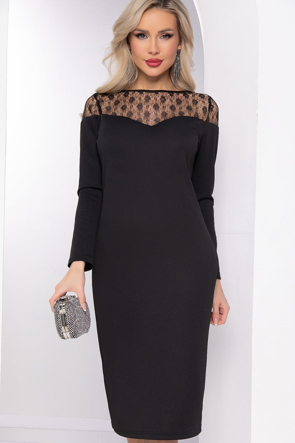 Платье "Андриана" (блэк) П8074 LT Collection