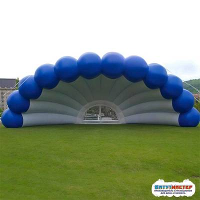 Надувная сцена ракушка «Морская волна», 16×8×8 м