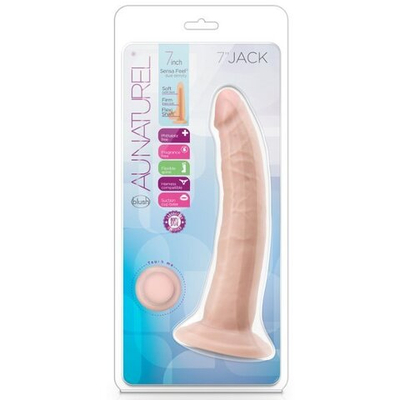 Телесный фаллоимитатор 7 Inch Jack - 19 см. (Цвет: телесный)