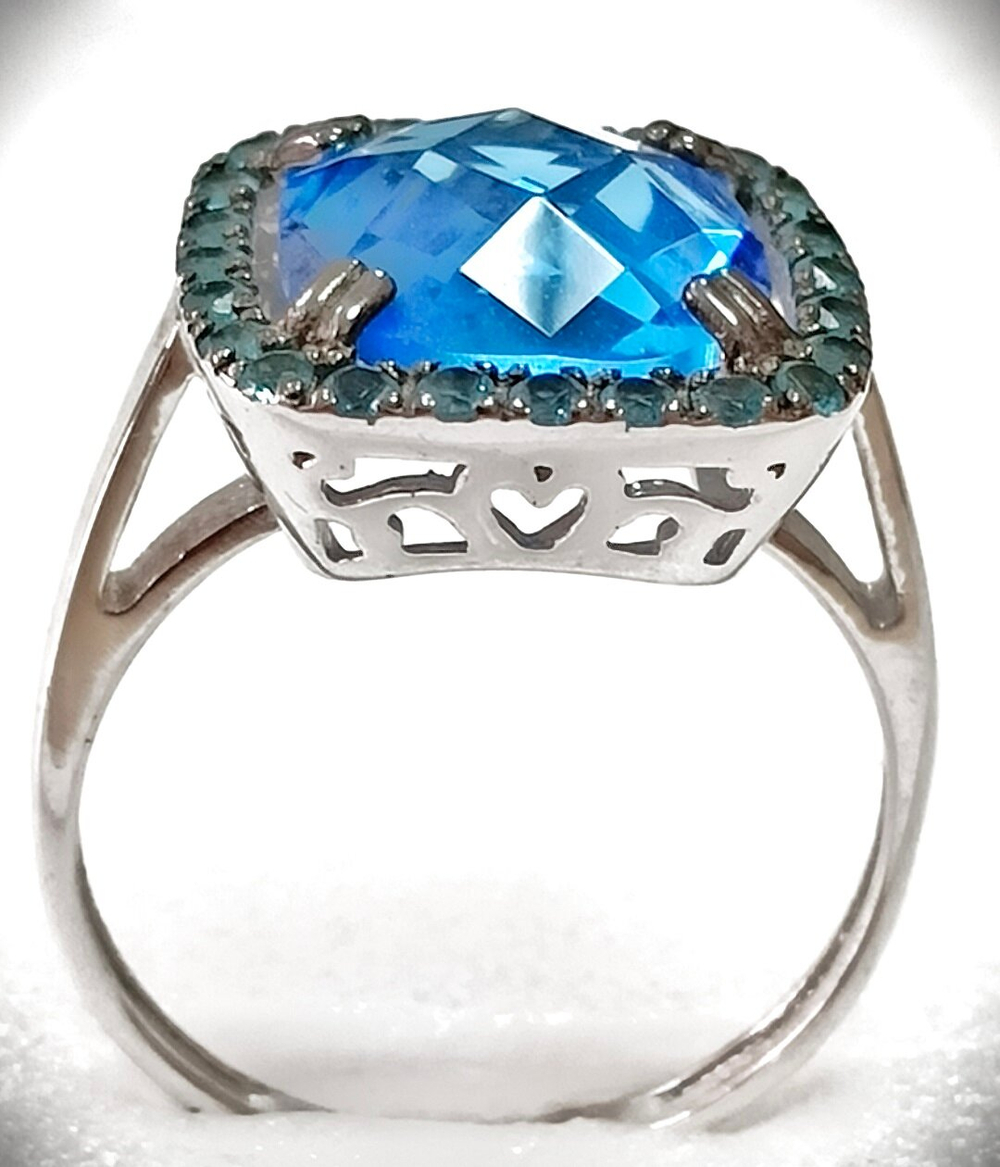 Ювелирное кольцо Эстерелла,серебро 925 пробы