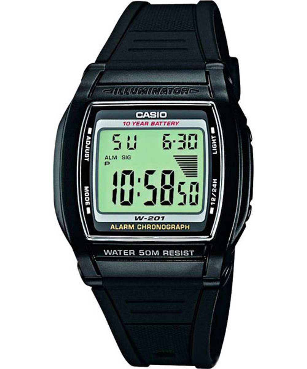 Японские наручные часы Casio Collection W-201-1AVEG