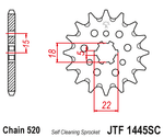 Звезда JTF1445.13SC