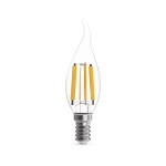 Лампа Gauss LED Filament Свеча на ветру 13W E14 1100lm 2700K  104801113