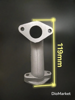 коллектор (впускной патрубок) мопед Alpha альфа 139fmb