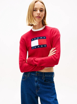 Джемпер женский TOMMY JEANS TJW SPARKLE FLAG SWE