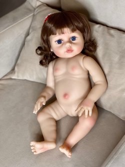 Кукла Реборн виниловая 48см в пакете (FA-061)