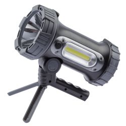 Светодиодный фонарь ЭРА PA-703 прожекторный аккумуляторный IP65 поворотная рукоять с раскладными подставками | Прожекторные фонари