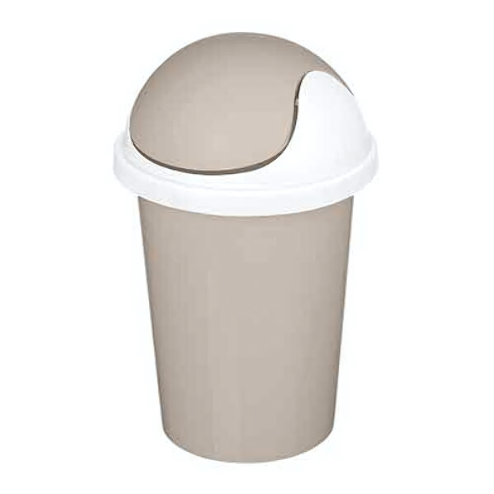 Контейнер для мусора "Rambai" круглый 10л (бежевый)