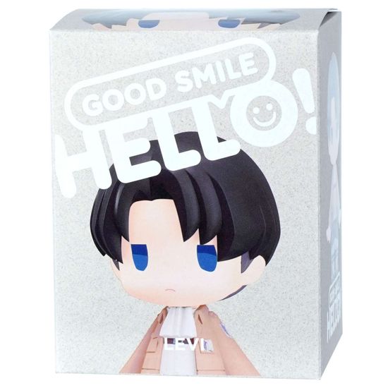 Фигурка Аниме HELLO! GOOD SMILE Атака титанов Леви 10см 4580416929844 / Фигурка по мотивам аниме "Атака Титанов", Леви Аккерман