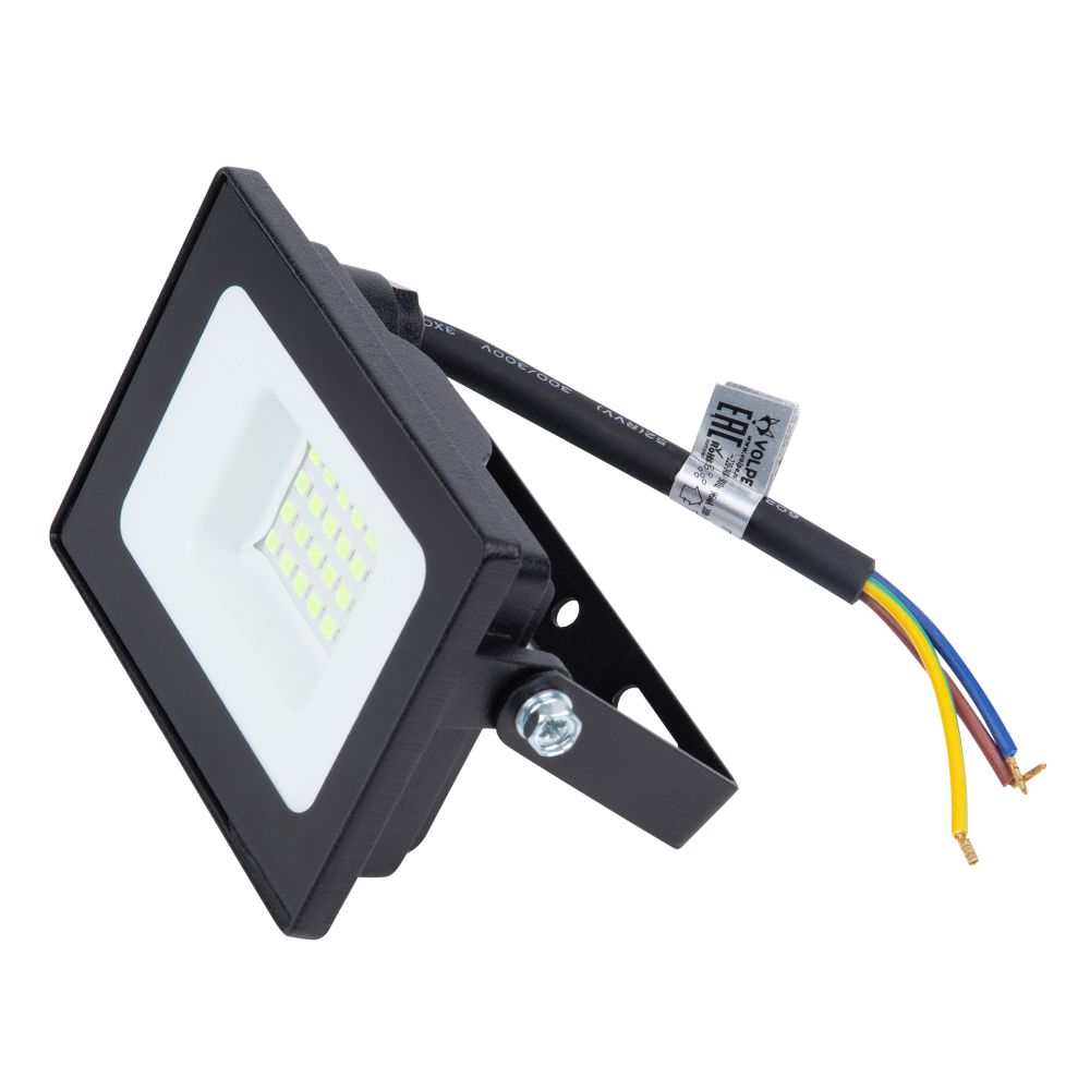 ULF-Q517 20W-GREEN IP65 220-240V BLACK Прожектор светодиодный. Зеленый свет. Корпус черный. TM Volpe