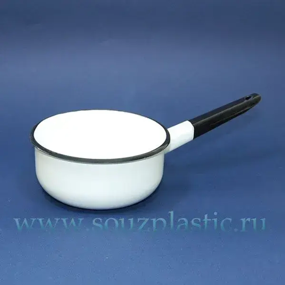 Ковш эмал 1,5л б/рис С42008 С42008.П С42008.СГ (Новокузнецкая эмаль)